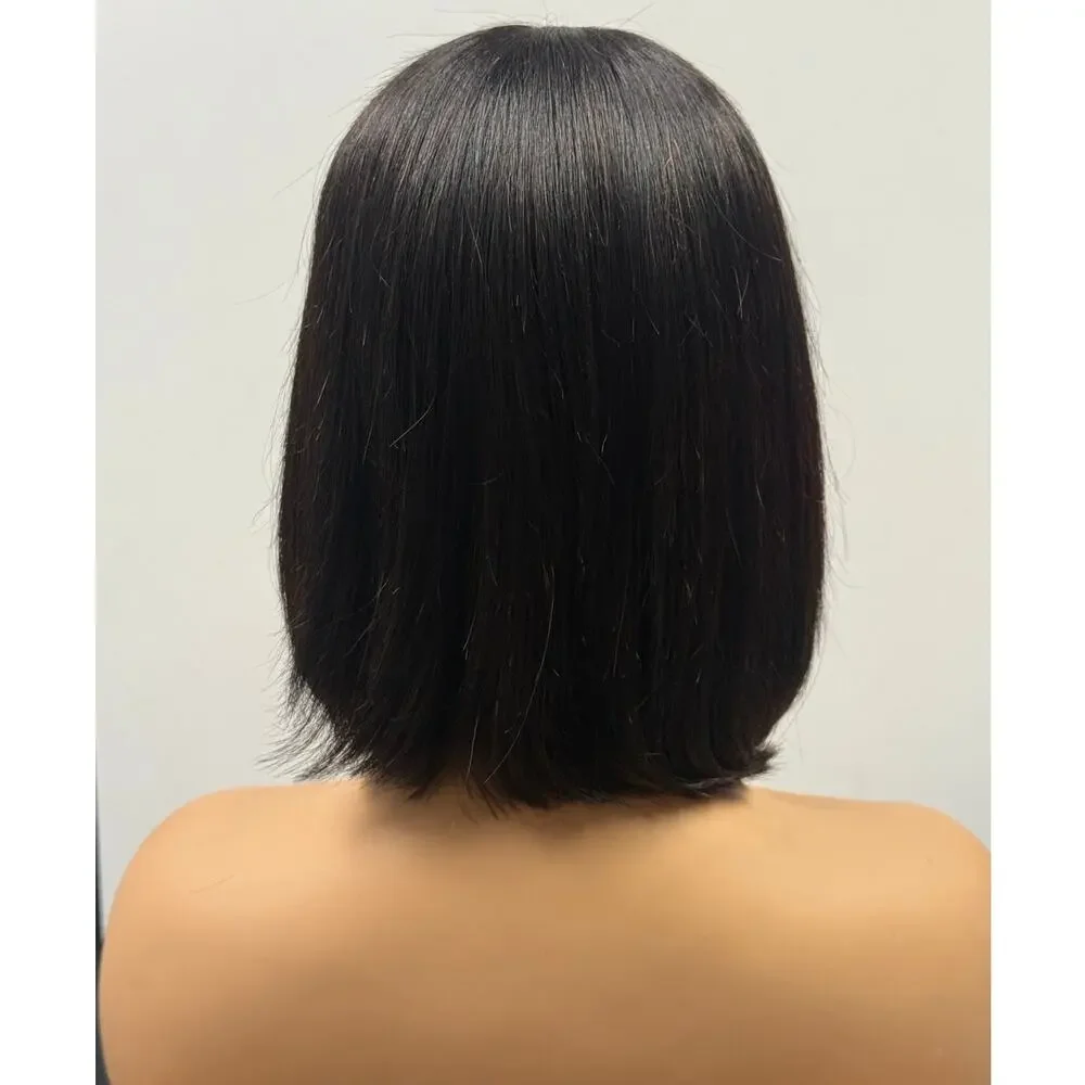 HJ Weave Beauty Short Bob Human Hair Wig Straight 12